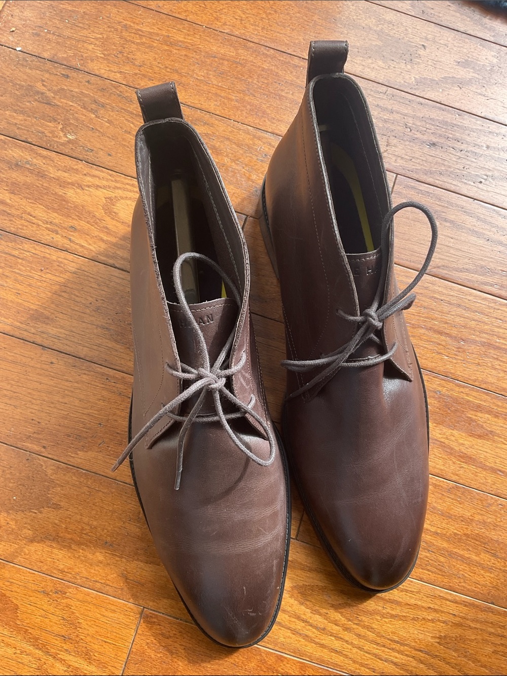 Cole Haan Hawthorne Brown Leather Chukka Boots Size 12M